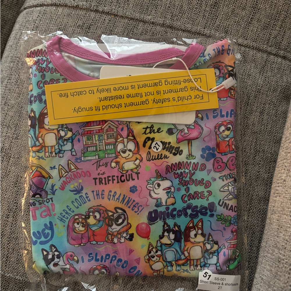 Colorful Cartoon Print T-Shirt